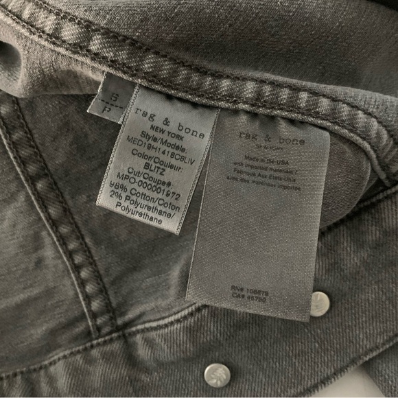 Giftable Men’s R&B Definitive Grey Denim Jacket - Picture 15 of 17